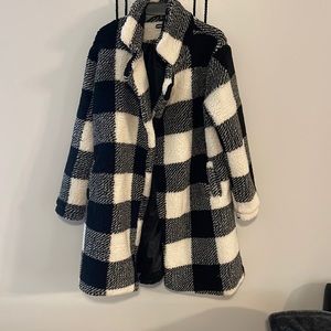 Buffalo Plaid Flannel Coat